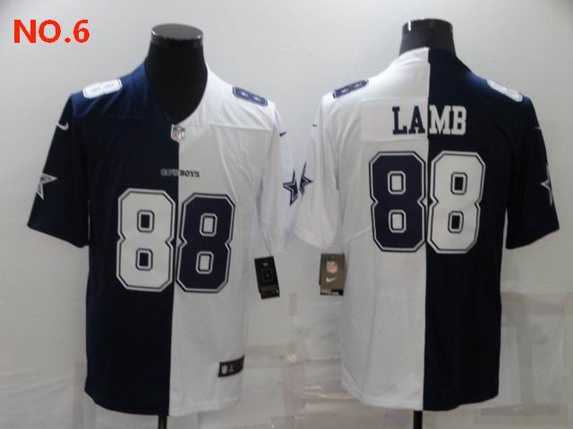 Men's Dallas Cowboys #88 CeeDee Lamb Jersey NO.6;